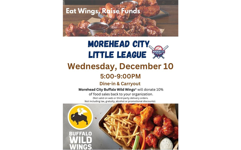 Buffalo Wild Wings Give Back to the Community Night Dec 10